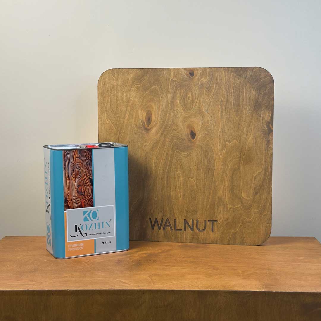 روغن چوب تک جزیی کد رنگی WALNUT (گردویی)