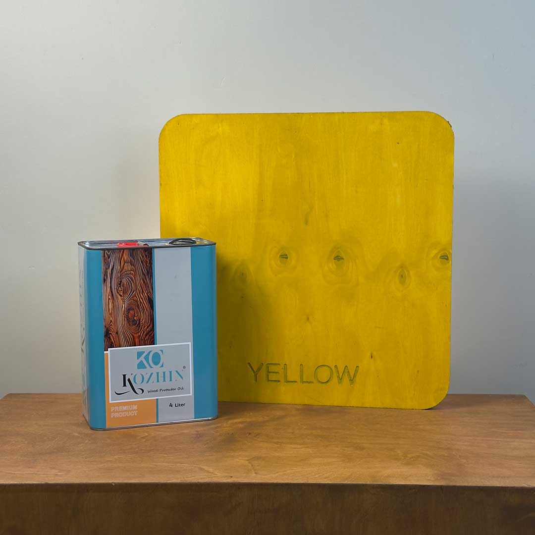 روغن چوب تک جزیی کد رنگی YELLOW (زرد)