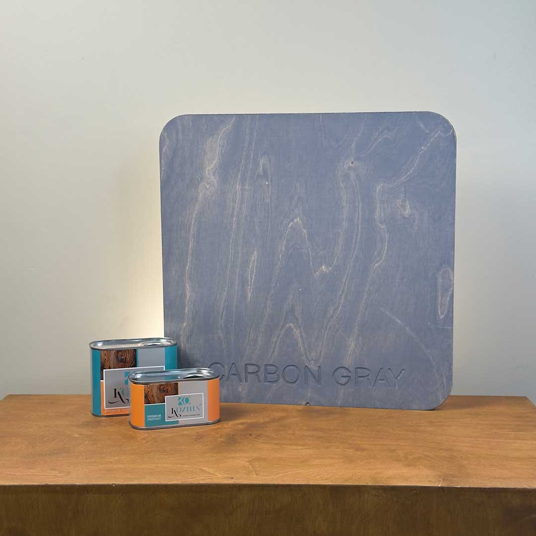 روغن چوب دو جزیی نرمال کد رنگی CARBON GRAY (طوسی تیره)