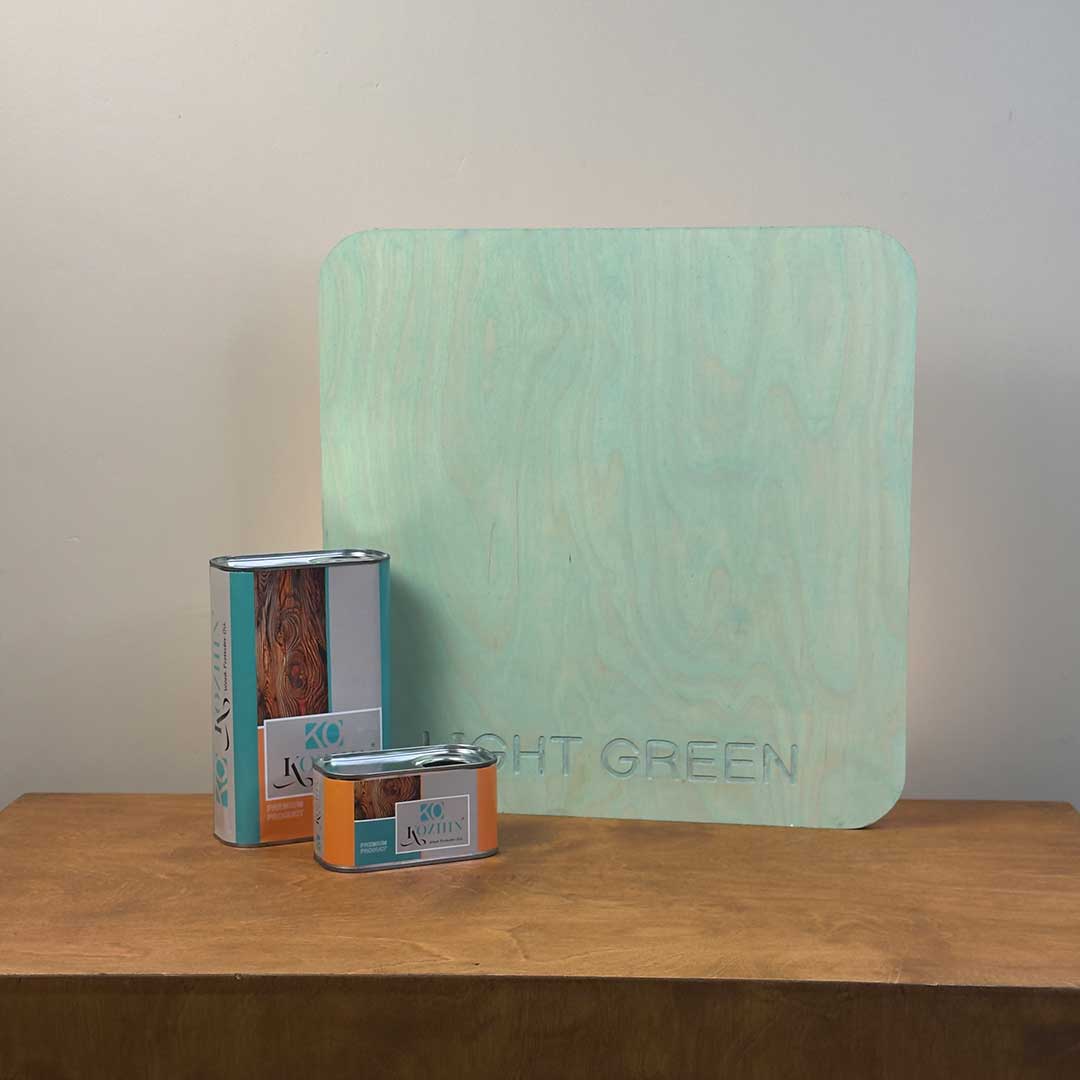 روغن چوب دو جزیی پرو کد رنگی LIGHT GREEN (سبز روشن)