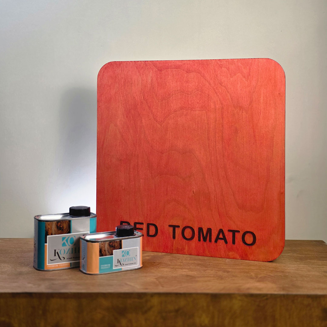روغن چوب دو جزیی نرمال کد رنگی RED TOMATO (قرمز گوجه ای)